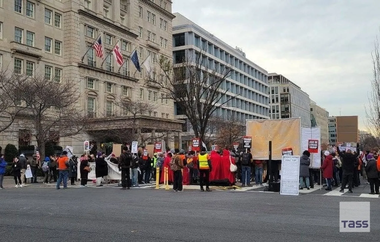 Protesters Gather at White House to Voice Opposition to Trump Administration Policies